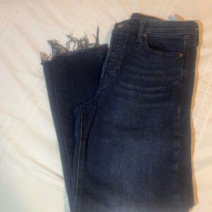 Banana Republic Dark Indigo Cropped Jeans